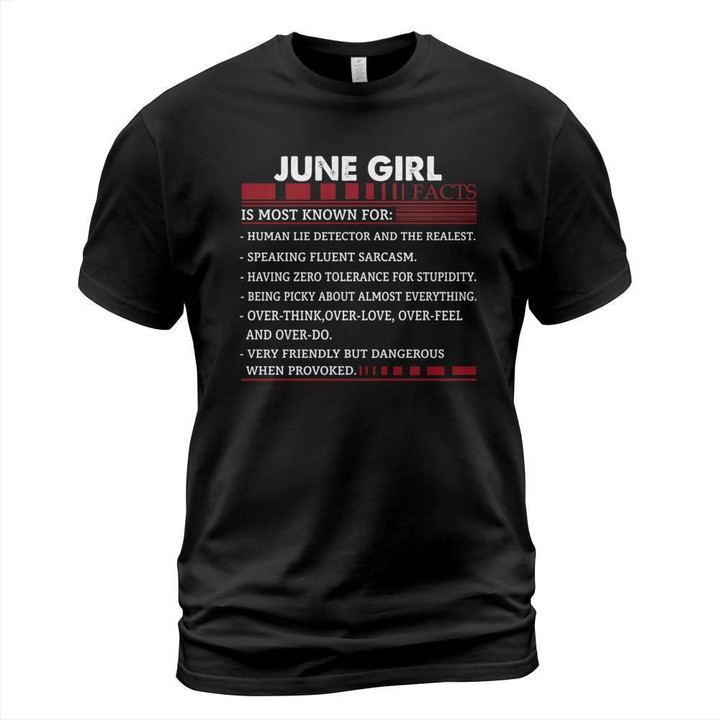 June Girl Facts Is Most Known For Human Lie Detector Shirt