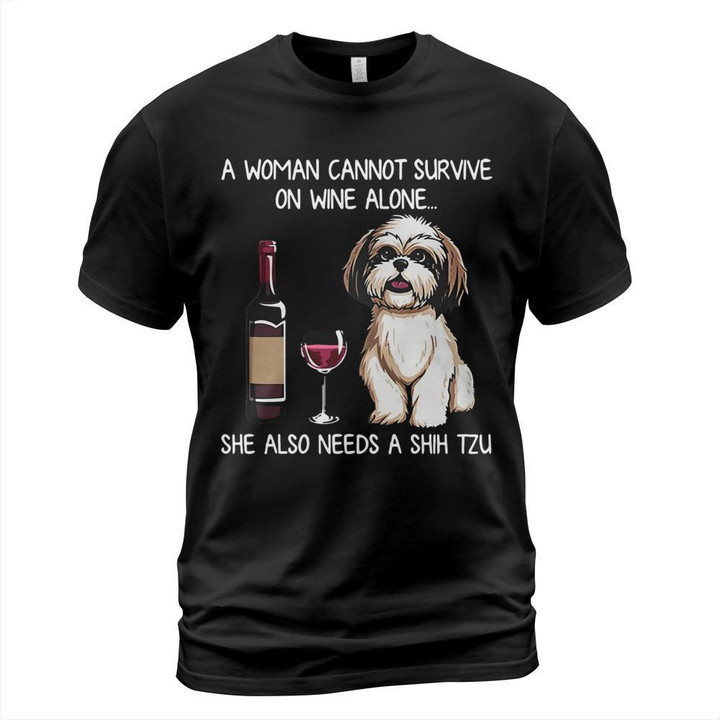 A woman cannot survive on wine alone