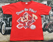 1993 Cincinnati Reds Vintage Looney Tunes Single Stitch T shirt  Mlb Baseball Team Logo  Cartoon Taz Character Graphic  90s  Streetwear
