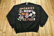 Vintage 1990s Casino Graphic Crewneck  90s Crewneck  Souvenir  Jackpot  Streetwear  Travel And Tourism  Made In Usa