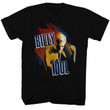 Billy Idol Black Adult Wavey T shirt