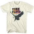 Pink Floyd T shirt Eagle First Us Tour 1967 Ivory T Shirt Crew Neck Vintage Graphic Tees Rock Band T Shirt Gift For Daddy