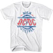 Acdc T Shirt High Voltage Logo Acdc S Shirt Concert T shirt Vintage Rock Band T shirt Album Cover Tee