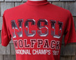 Rare Vintage Nc State Wolfpack 1983 National Champs T Shirt Basketball Final Four Champions  North Carolina Ncsu