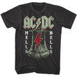 Acdc T shirt Vintage Hells Bells Black Shirt T Shirts Graphic Tees Classic Gift For Best Friend