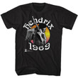 Jimi Hendrix Hendrix 69 Black Adult T shirt