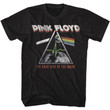 Pink Floyd Classic Moon Black Adult T shirt