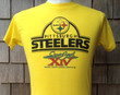 Vintage 1980 Pittsburgh Steelers Super Bowl Xiv T Shirt  Xs    Soft And Thin