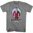 Anchorman Escalated Quickly Graphite Heather Adult T shirt