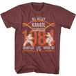 Karate All Valley Champ Maroon Heather Adult T shirt