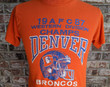 80s Vintage Denver Broncos 1987 Afc Western Division Champs T Shirt West Champions