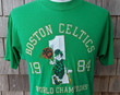 Vintage Boston Celtics 1984 World Champions T Shirt Nba Champs