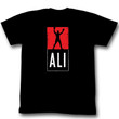 Muhammad Ali Ali Black Adult T shirt