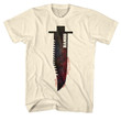 Rambo The Knife Natural Adult T shirt