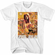 Janis Joplin Drawn Over Pic Adult T shirt