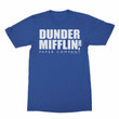 The Office Solid Dunder Mifflin Royal Adult T shirt Tv Show