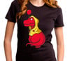 We All Float Rex Girls T shirt Gt10112 502blk Funny Dino Shirt It Dino Red Dino Dinosaur Shirts T rex Tee Dino Tee Big Red Funny