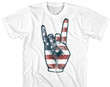 Usa Rock Patriotic Flag Shirt