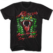 Poison Snake Black Adult T shirt