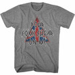 Def Leppard Pour Some Sugar On Me Triangle Heather Adult T shirt
