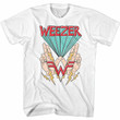 Weezer W Hands And Lightning Adult T shirt