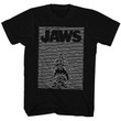 Jaws Jaw Division Black Adult T shirt