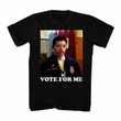 Napoleon Dynamite Vote For Me Black Adult T shirt