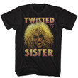 Twisted Sister Dee Black Adult T shirt