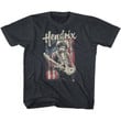 Jimi Hendrix Flag Rock And Roll Music Shirt