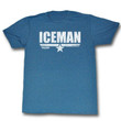Top Gun Ice Man Navy Heather Adult T shirt