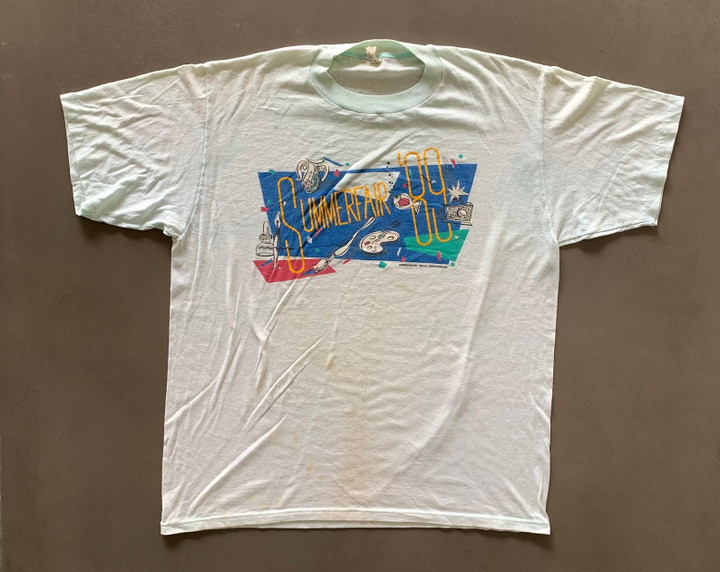 Vintage Faded Distressed 1989 Summerfair T shirt