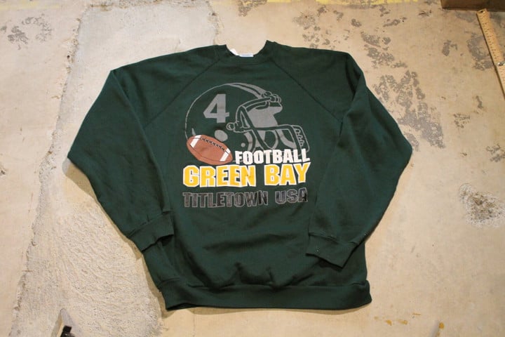 Green Bay Packers  Vintage 90s Crewneck Sweater  Titletown Usa  Nfl Fan Gear  American Football Sportswear  Made In Usa