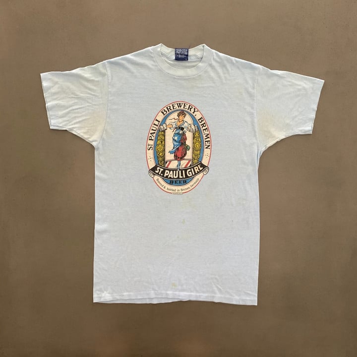 Vintage 1980s St Pauli Girl T shirt