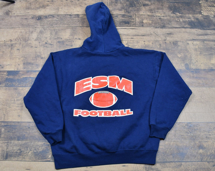88 Esm Varsity Football  90s School Sports  Vintage Collegiate Sweater  Athletic Pull Over  Streetwear  Embroidery