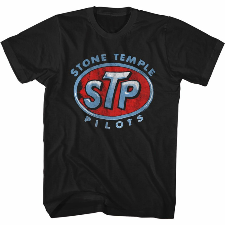 Stone Temple Pilots Stp Black Adult T shirt