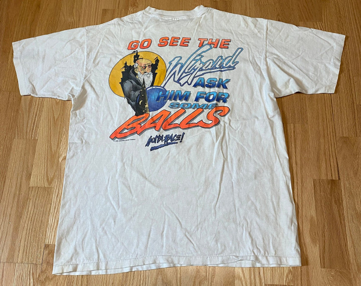 Vintage Gotta Race Wizard Balls Single Stitch Short Sleeve T Shirt