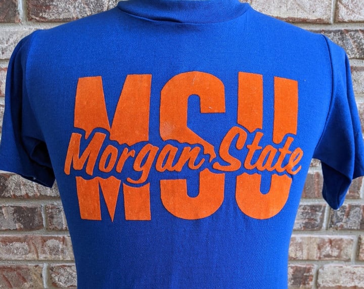 80s Vintage Morgan State University Bears T Shirt