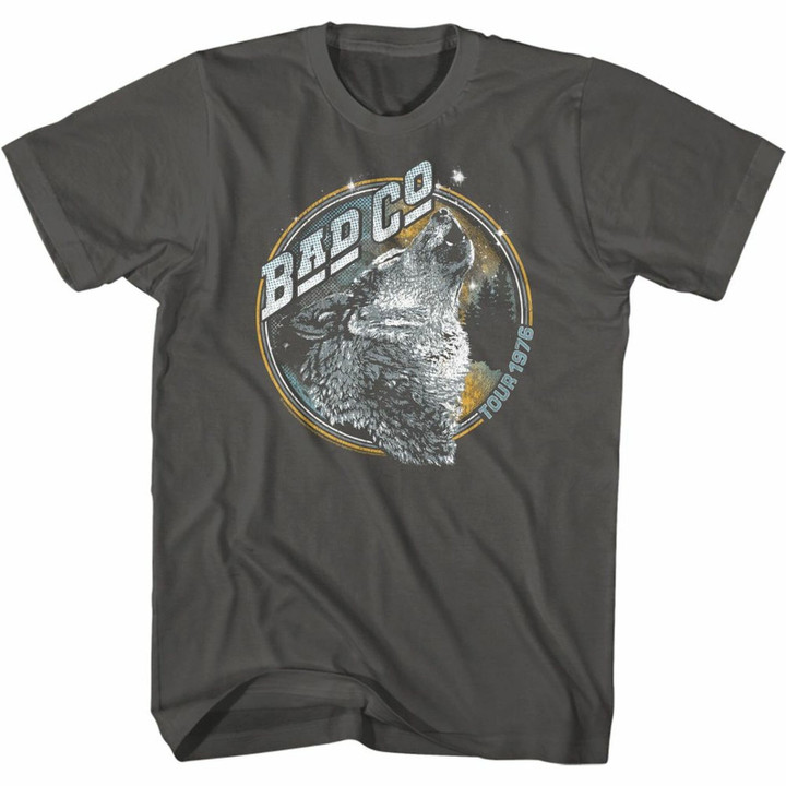 Bad Company Bad Wolf Smoke Adult T shirt