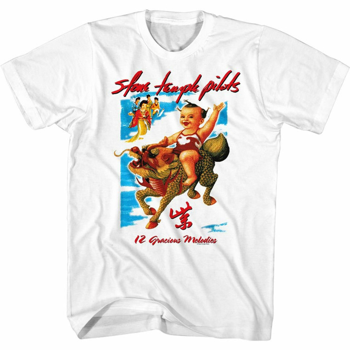 Stone Temple Pilots 12 Gracious Melodies Adult T shirt