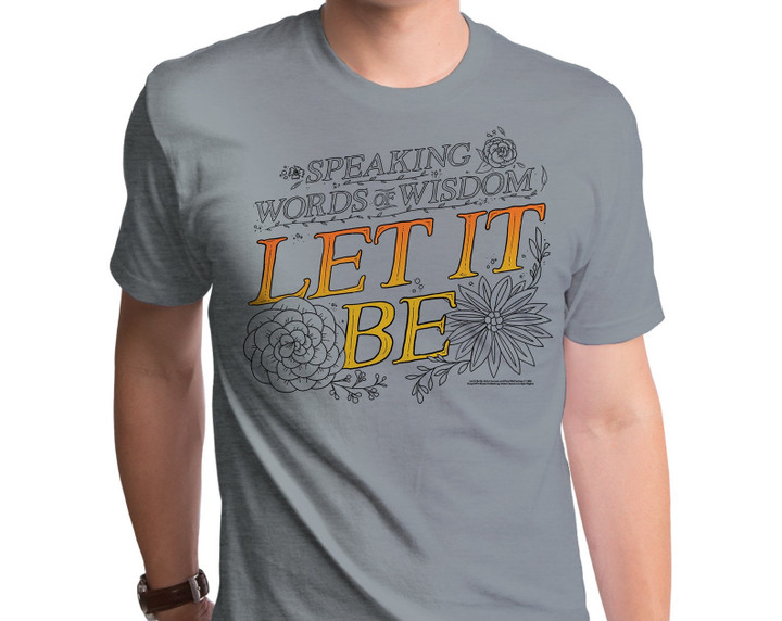 Let It Be S T shirt Llm0011 511sth Lennon And Mccartney Music Lyrics English Musicians 1960s British Invasion The Beatles