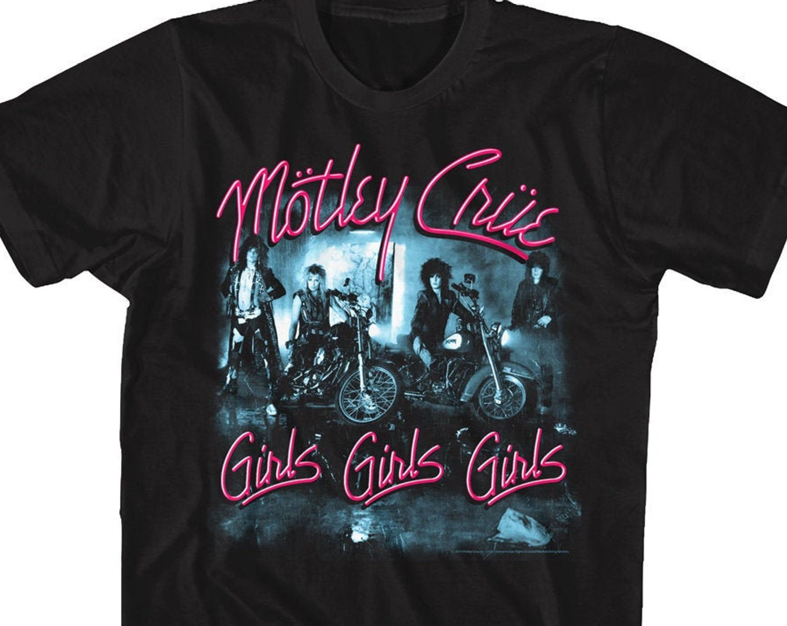 Motley Crue Girls Girls Girls Rock And Roll Music Shirt