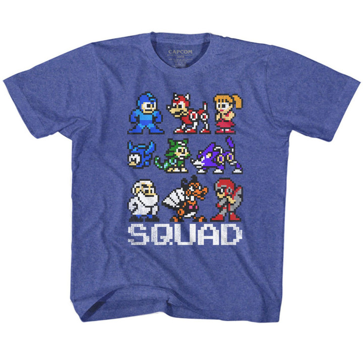 Mega Man Squad Gaming Shirt