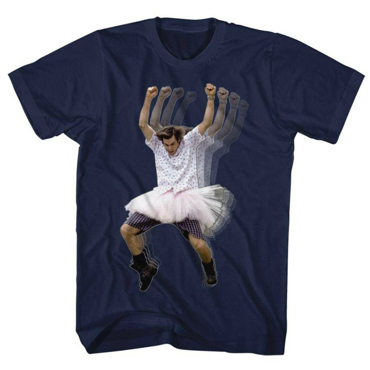 Ace Ventura Dance Navy Adult T shirt