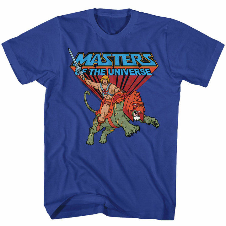 Masters Of The Universe Ride Into Battle Royal T shirt