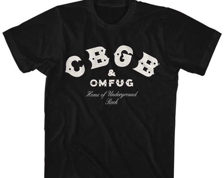 Cbgb Omfug Home Of The Underground Rock And Roll Music Black Shirt
