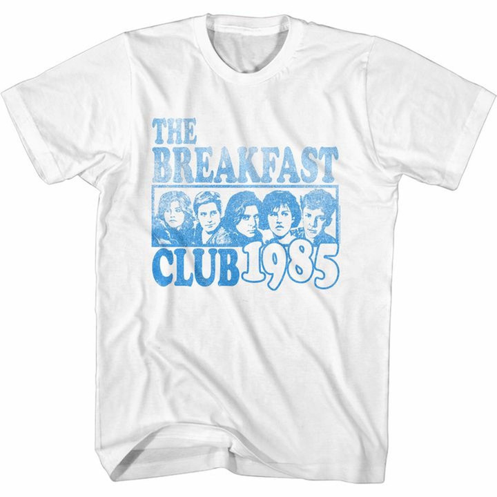 Breakfast Club Blue Ink Box Adult T shirt