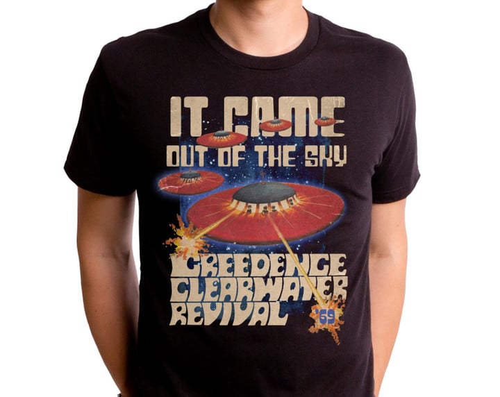 Ccr It Came Out Of The Sky Tee Ccr0020 501blk American Music Creedence Clearwater Revival 1960s 1970s Roots Rock Swap Blues