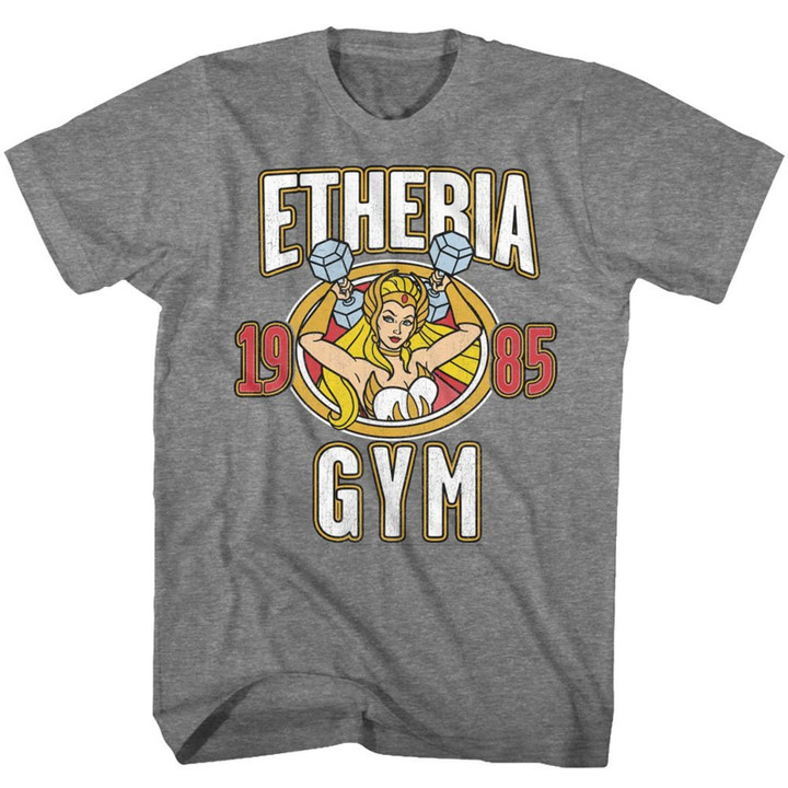 She Ra Etheria Gym He Man And The Masters Of The Universe Tv Shirt