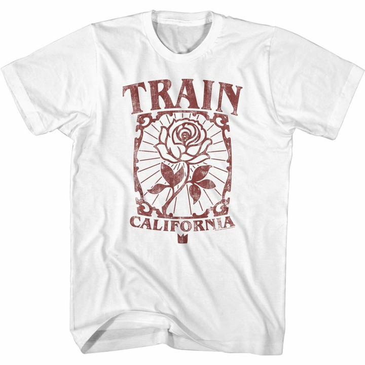 Train Band California Rose Adult T shirt