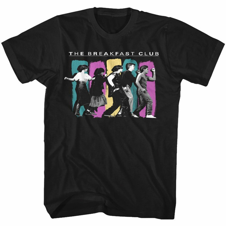 Breakfast Club Breakdance Live Black Adult T shirt